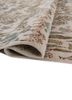 aprezo ivory wool and silk hand knotted Rug - FoldShot aprezo ivory wool and silk hand knotted Rug - FoldShot