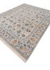 gulnar ivory wool hand knotted Rug - FoldShot gulnar ivory wool hand knotted Rug - FoldShot
