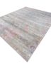 far east blue wool and bamboo silk hand knotted Rug - FoldShot