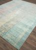 unstring by kavi green wool and bamboo silk hand knotted Rug - FoldShot