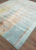 unstring by kavi grey and black wool and bamboo silk hand knotted Rug - FoldShot unstring by kavi grey and black wool and bamboo silk hand knotted Rug - FoldShot