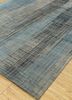 unstring by kavi blue wool and bamboo silk hand knotted Rug - FoldShot unstring by kavi blue wool and bamboo silk hand knotted Rug - FoldShot