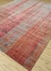 unstring by kavi grey and black wool and bamboo silk hand knotted Rug - FoldShot
