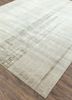 unstring by kavi ivory wool and bamboo silk hand knotted Rug - FoldShot