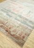 unstring by kavi ivory wool and bamboo silk hand knotted Rug - FoldShot