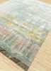 unstring by kavi green wool and bamboo silk hand knotted Rug - FoldShot unstring by kavi green wool and bamboo silk hand knotted Rug - FoldShot