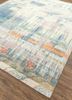 unstring by kavi blue wool and bamboo silk hand knotted Rug - FoldShot unstring by kavi blue wool and bamboo silk hand knotted Rug - FoldShot