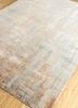 unstring by kavi beige and brown wool and bamboo silk hand knotted Rug - FoldShot unstring by kavi beige and brown wool and bamboo silk hand knotted Rug - FoldShot
