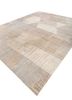unstring by kavi grey and black wool and bamboo silk hand knotted Rug - FoldShot unstring by kavi grey and black wool and bamboo silk hand knotted Rug - FoldShot