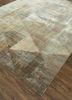 unstring by kavi grey and black wool and bamboo silk hand knotted Rug - FoldShot unstring by kavi grey and black wool and bamboo silk hand knotted Rug - FoldShot