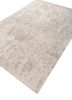 far east ivory wool and bamboo silk hand knotted Rug - FoldShot far east ivory wool and bamboo silk hand knotted Rug - FoldShot