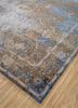 far east ivory wool and bamboo silk hand knotted Rug - FoldShot far east ivory wool and bamboo silk hand knotted Rug - FoldShot