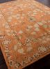 mythos red and orange wool hand tufted Rug - FoldShot mythos red and orange wool hand tufted Rug - FoldShot