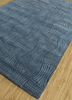 pathways blue wool hand tufted Rug - FoldShot pathways blue wool hand tufted Rug - FoldShot