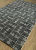 pathways grey and black wool hand tufted Rug - FoldShot pathways grey and black wool hand tufted Rug - FoldShot