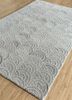 pathways grey and black wool and viscose hand tufted Rug - FoldShot