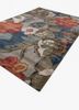 hacienda blue wool and viscose hand tufted Rug - FoldShot hacienda blue wool and viscose hand tufted Rug - FoldShot