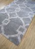 contour grey and black wool and viscose hand tufted Rug - FoldShot contour grey and black wool and viscose hand tufted Rug - FoldShot