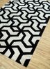 contour grey and black wool and viscose hand tufted Rug - FoldShot contour grey and black wool and viscose hand tufted Rug - FoldShot
