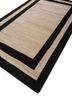 linear ivory wool and viscose hand tufted Rug - FoldShot linear ivory wool and viscose hand tufted Rug - FoldShot