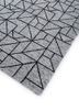 contour grey and black wool and viscose hand tufted Rug - FoldShot contour grey and black wool and viscose hand tufted Rug - FoldShot
