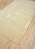 white noise gold wool and viscose hand tufted Rug - FoldShot