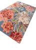 hacienda blue wool and viscose hand tufted Rug - FoldShot hacienda blue wool and viscose hand tufted Rug - FoldShot