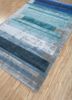 caliedo blue wool and viscose hand tufted Rug - FoldShot
