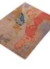 genesis beige and brown wool and viscose hand tufted Rug - FoldShot genesis beige and brown wool and viscose hand tufted Rug - FoldShot