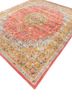 kasbah red and orange wool and viscose hand tufted Rug - FoldShot kasbah red and orange wool and viscose hand tufted Rug - FoldShot