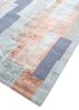 linear ivory wool and viscose hand tufted Rug - FoldShot linear ivory wool and viscose hand tufted Rug - FoldShot