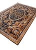 kora blue wool and viscose hand tufted Rug - FoldShot kora blue wool and viscose hand tufted Rug - FoldShot