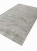 wild wanderlust blue wool hand tufted Rug - FoldShot