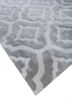 contour grey and black wool and viscose hand tufted Rug - FoldShot