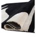 zig zag grey and black wool and viscose hand tufted Rug - FoldShot