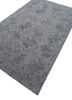 imara grey and black wool hand tufted Rug - FoldShot