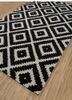 contour grey and black wool hand tufted Rug - FoldShot