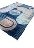 linear ivory wool and viscose hand tufted Rug - FoldShot linear ivory wool and viscose hand tufted Rug - FoldShot