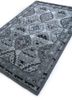 mythos grey and black wool and viscose hand tufted Rug - FoldShot mythos grey and black wool and viscose hand tufted Rug - FoldShot