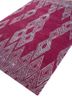 linear pink and purple wool and viscose hand tufted Rug - FoldShot