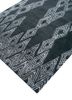linear grey and black wool and viscose hand tufted Rug - FoldShot linear grey and black wool and viscose hand tufted Rug - FoldShot