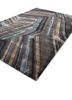 genesis grey and black wool and viscose hand tufted Rug - FoldShot genesis grey and black wool and viscose hand tufted Rug - FoldShot