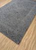 imara grey and black wool hand tufted Rug - FoldShot