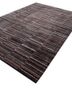linear beige and brown wool and viscose hand tufted Rug - FoldShot linear beige and brown wool and viscose hand tufted Rug - FoldShot