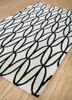 contour ivory wool hand tufted Rug - FoldShot contour ivory wool hand tufted Rug - FoldShot