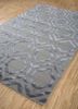 contour grey and black wool and viscose hand tufted Rug - FoldShot contour grey and black wool and viscose hand tufted Rug - FoldShot