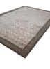 linear beige and brown wool and viscose hand tufted Rug - FoldShot linear beige and brown wool and viscose hand tufted Rug - FoldShot
