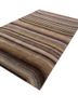 linear beige and brown wool and viscose hand tufted Rug - FoldShot linear beige and brown wool and viscose hand tufted Rug - FoldShot