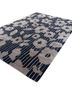 hacienda grey and black wool and viscose hand tufted Rug - FoldShot