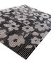 hacienda grey and black wool and viscose hand tufted Rug - FoldShot